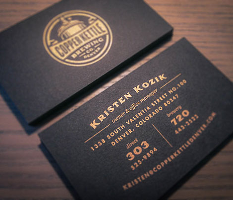 Copper Kettle Brewing Business Card