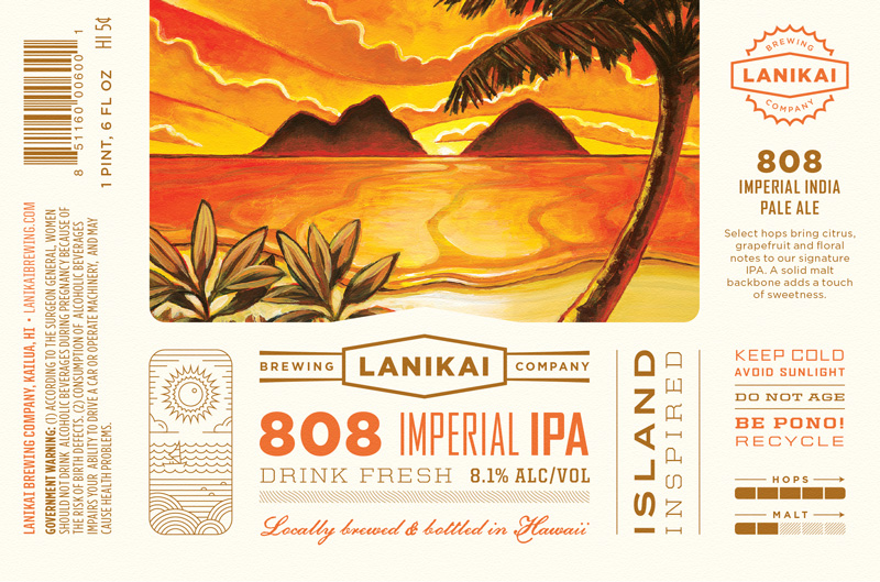 Lanikai Brewing Label