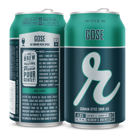 Reuben's Gose Cans