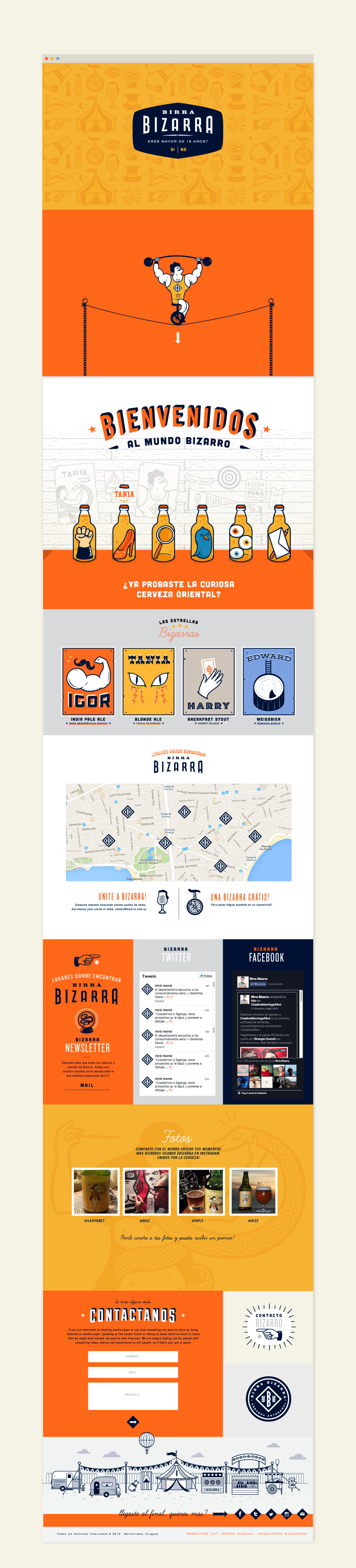 Birra Bizarra Website